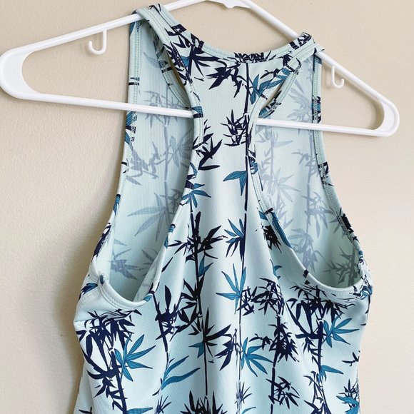 Sissy-Boy green bambo print racerback tank top sz M - Picture 5 of 5